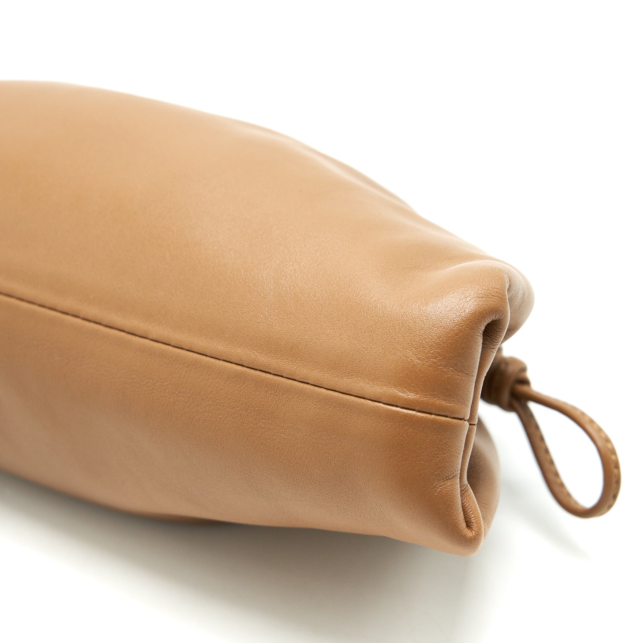 BOTTEGA VENETA MINI POUCH IN CARAMEL