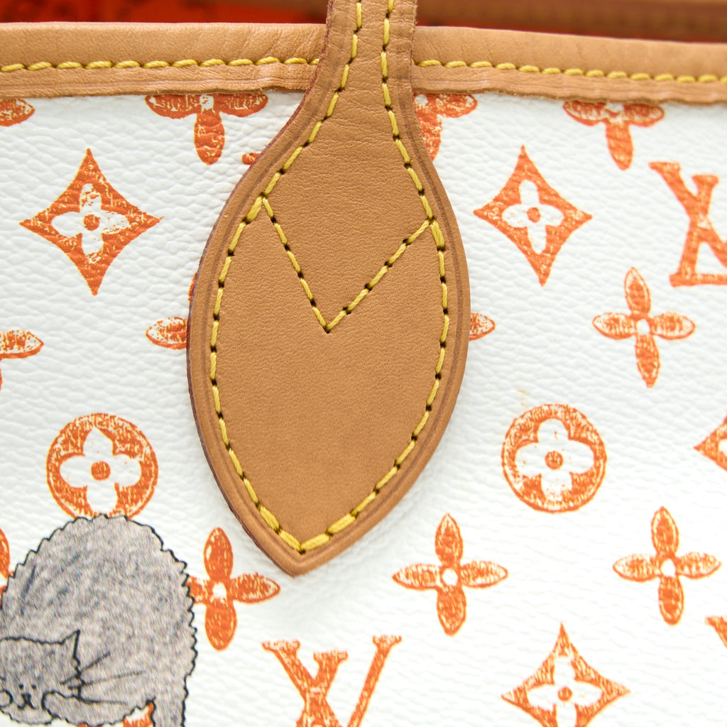 LOUIS VUITTON GRACE CODDINGTON CATOGRAM NEVERFULL MM CANVAS GHW