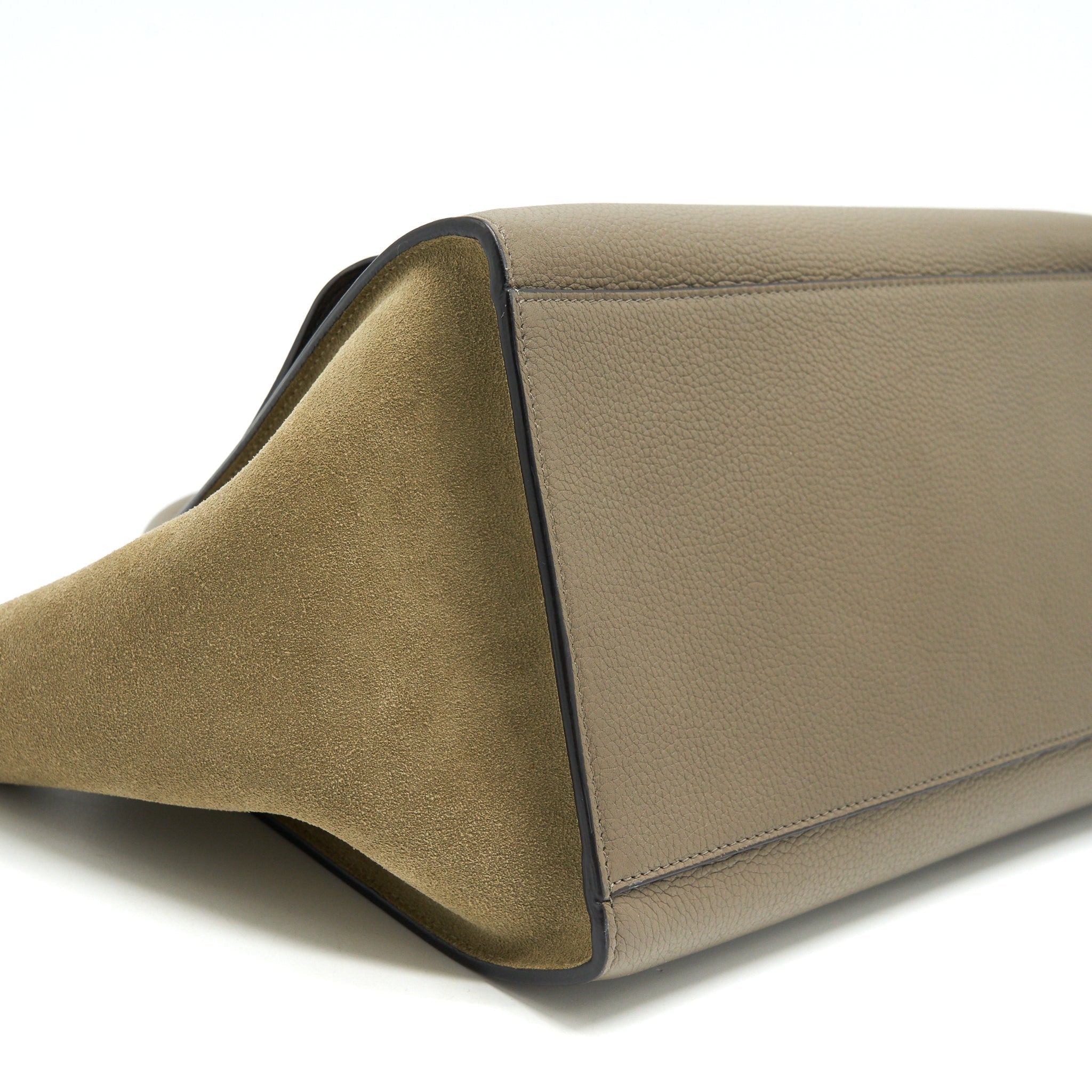 CELINE SMALL TRAPEZE BAG LIGHT GREY SHW