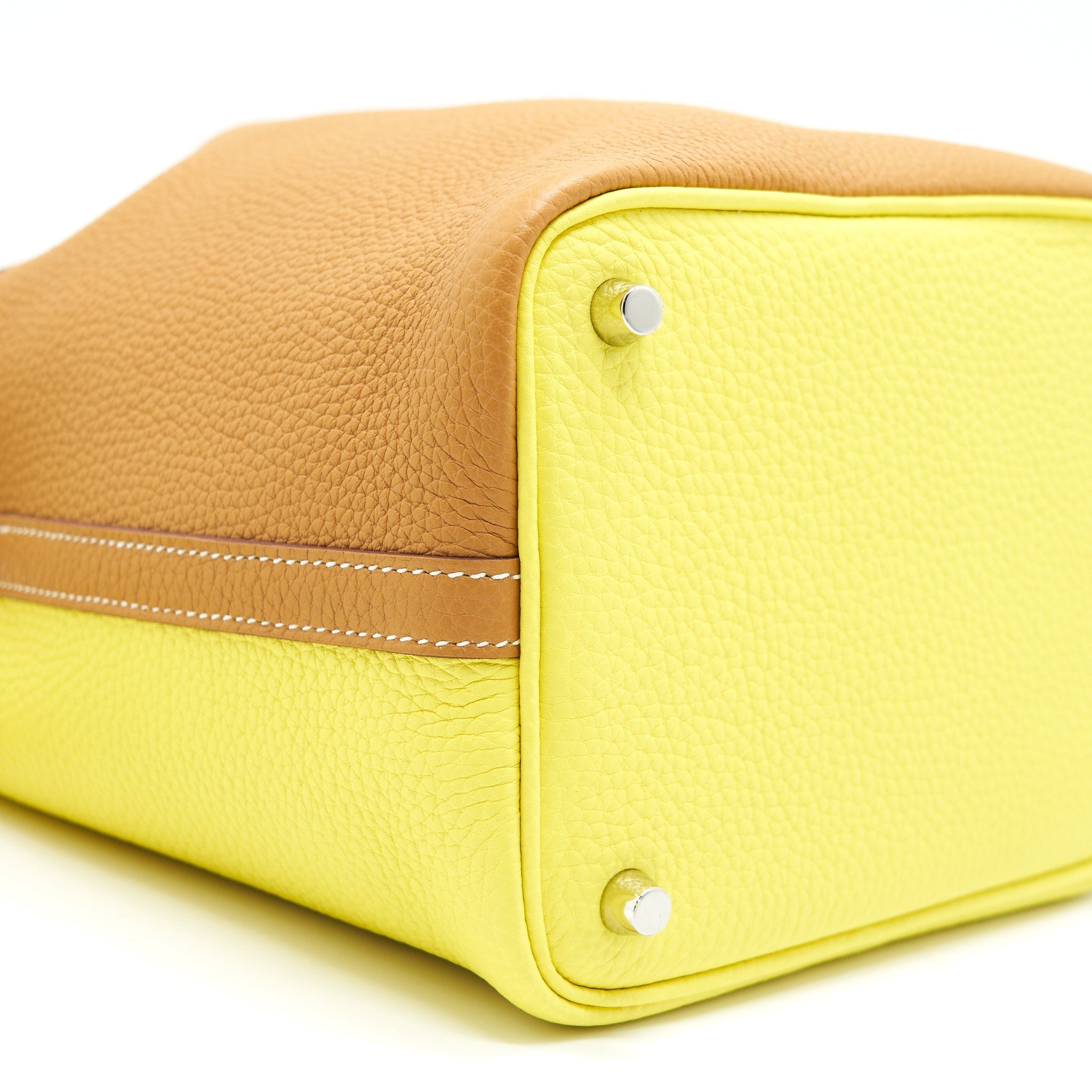 HERMES PICOTIN LOCK 18 BAG LIME/ SESAME