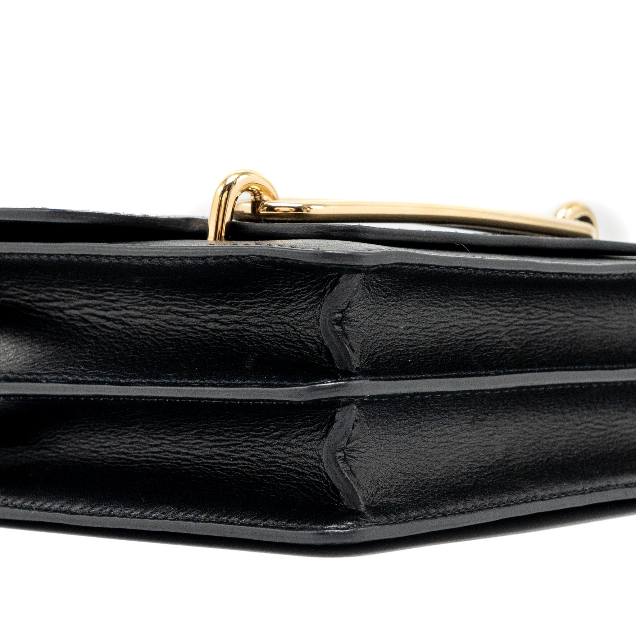 HERMES MINI ROULIS EVERGRAINE BLACK LGHW