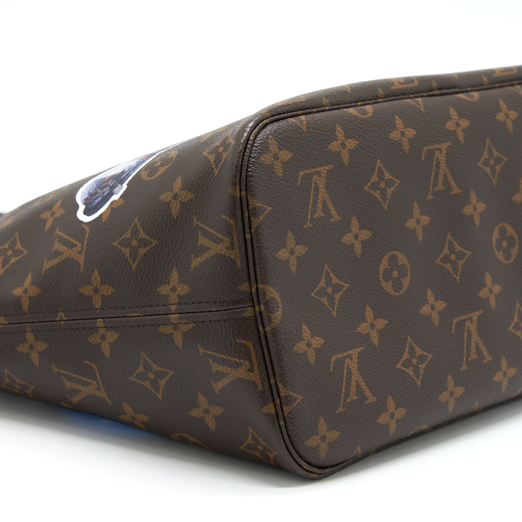 LOUIS VUITTON NEVERFULL MM WORLD TOUR MONOGRAM CANVAS LIMITED EDITION