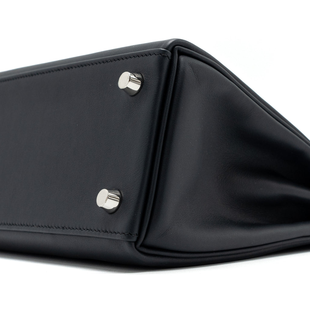 HERMES KELLY COLORMATIC SWIFT BLUE NUIT/CHAI/ETOUPE/GOLD/BLACK SHW