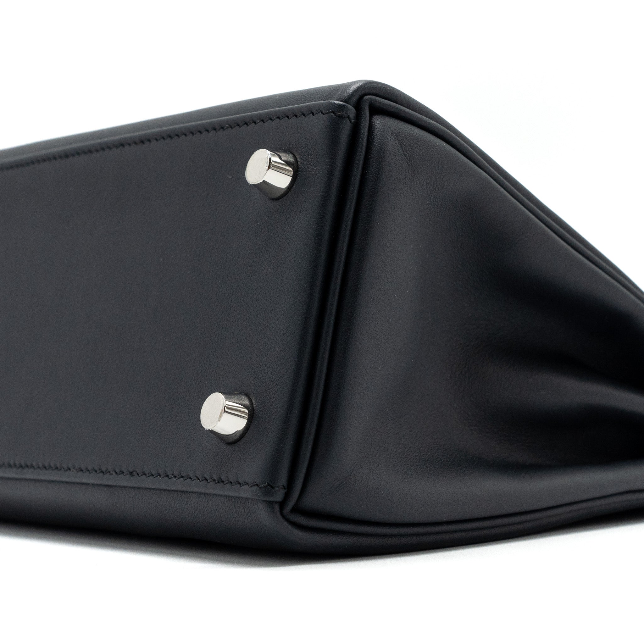 HERMES KELLY COLORMATIC SWIFT BLUE NUIT/CHAI/ETOUPE/GOLD/BLACK SHW