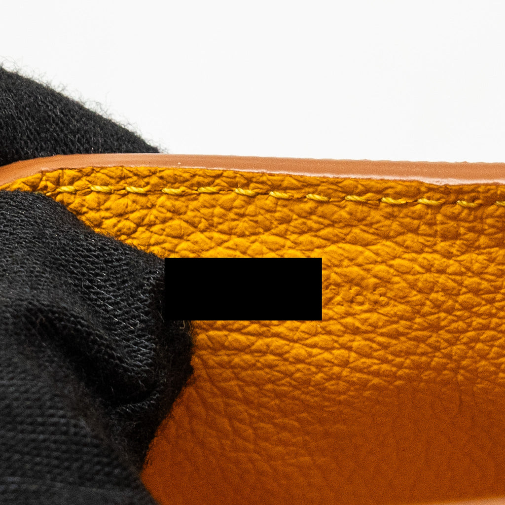 GOYARD MINI SAIGON BAG GOYARDINE CANVAS/CALFSKIN TAN/BLACK SHW