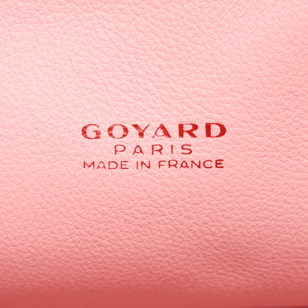GOYARD LIMITED EDITION ANJOU MINI BAG CANVAS/CALFSKIN PINK SHW