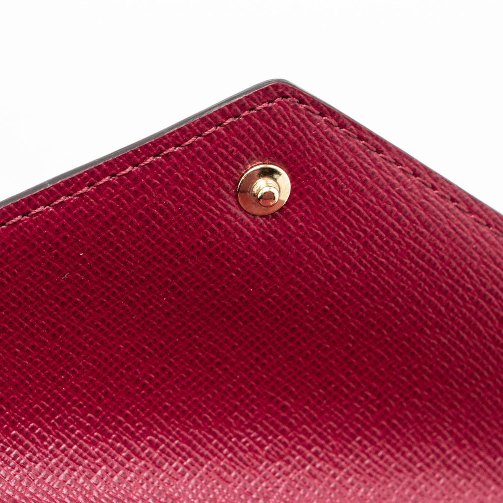 LOUIS VUITTON VICTORINE WALLET MONOGRAM CANVAS FUCHSIA GHW