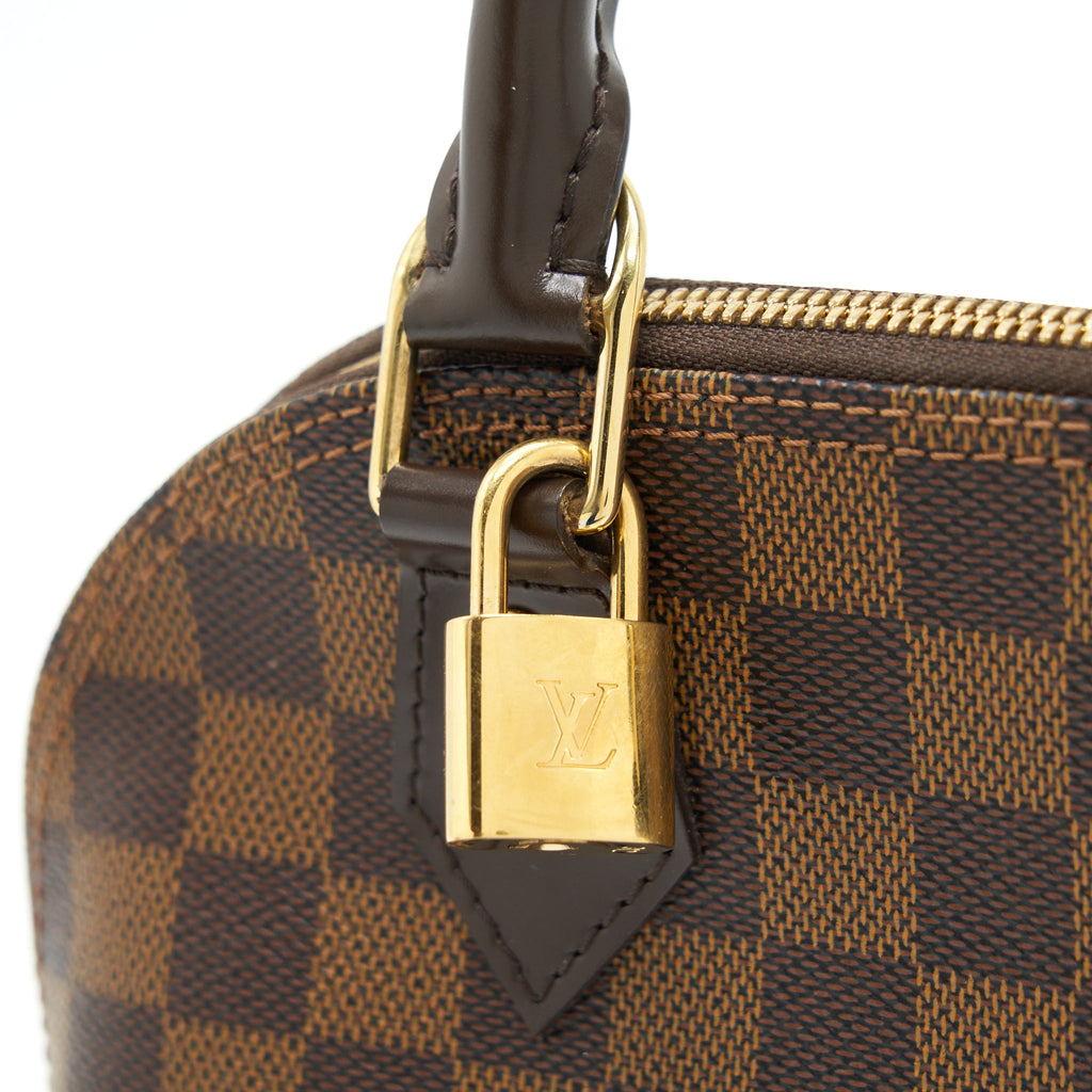LOUIS VUITTON ALMA BB DAMIER EBENE CANVAS GHW