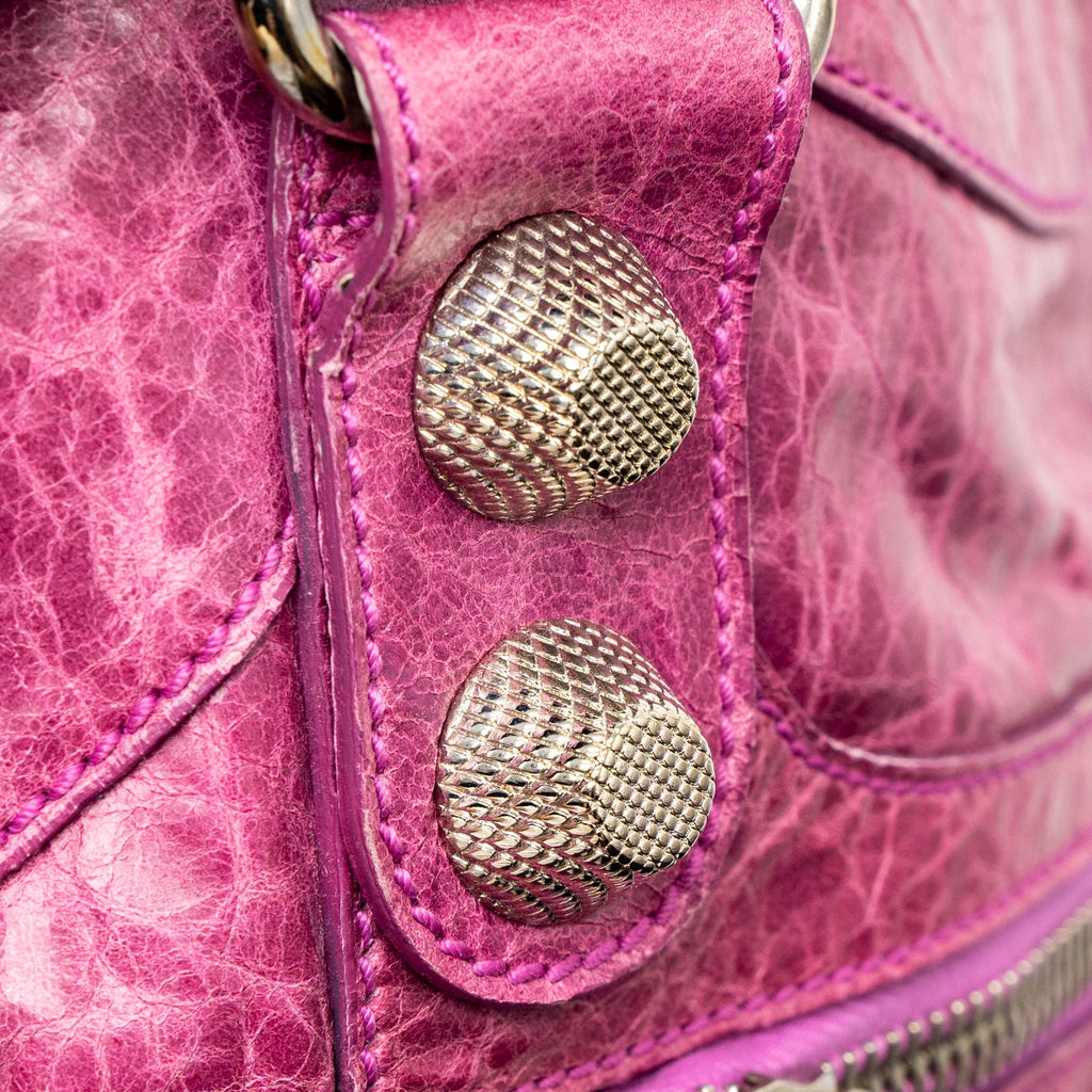 BALENCIAGA GIANT CITY BAG PINK SHW