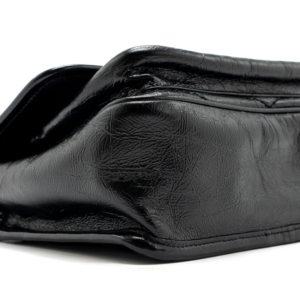 SAINT LAURENT NIKI BABY CALFSKIN BLACK RUTHENIUM HARDWARE