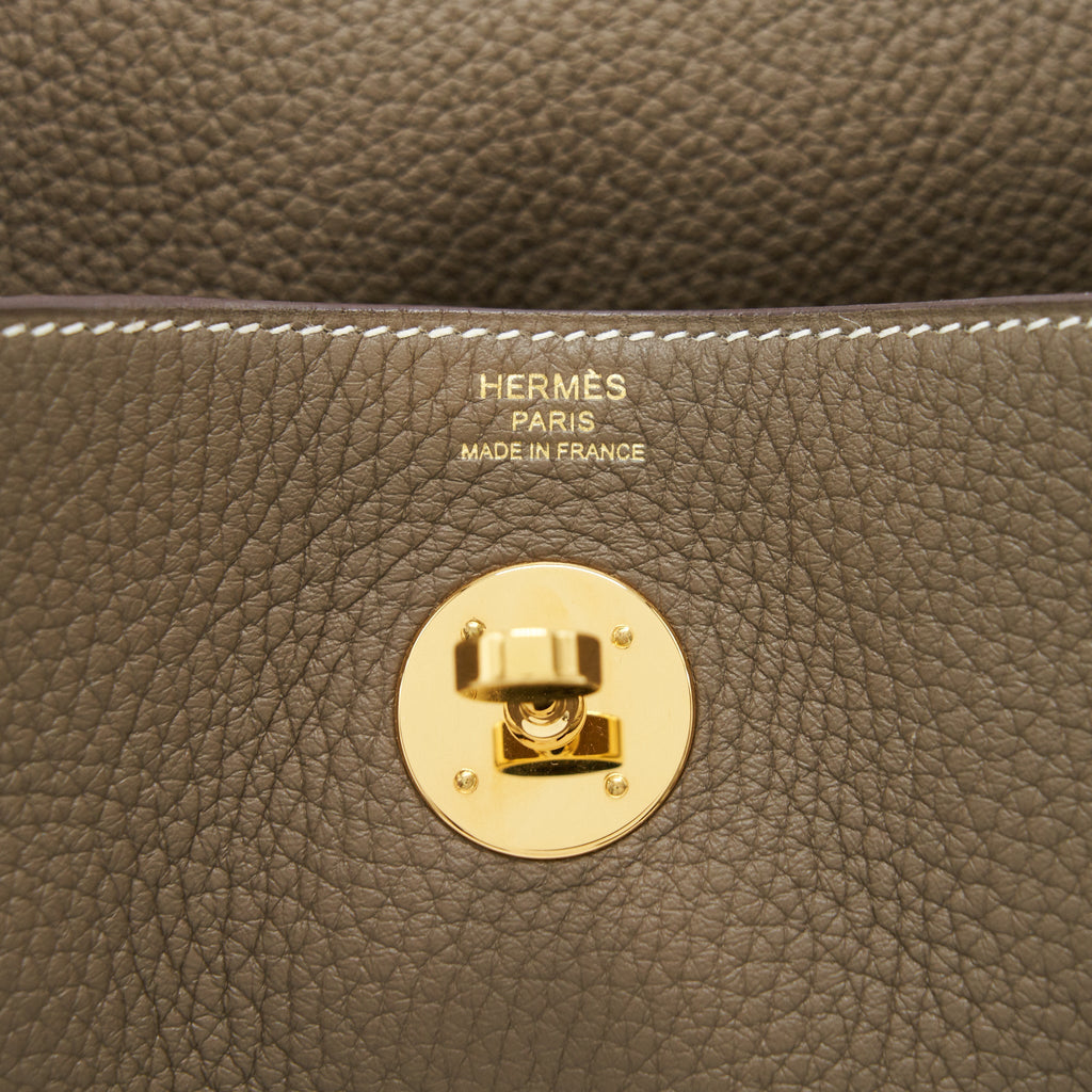HERMES LINDY 26 ETOUPE GHW