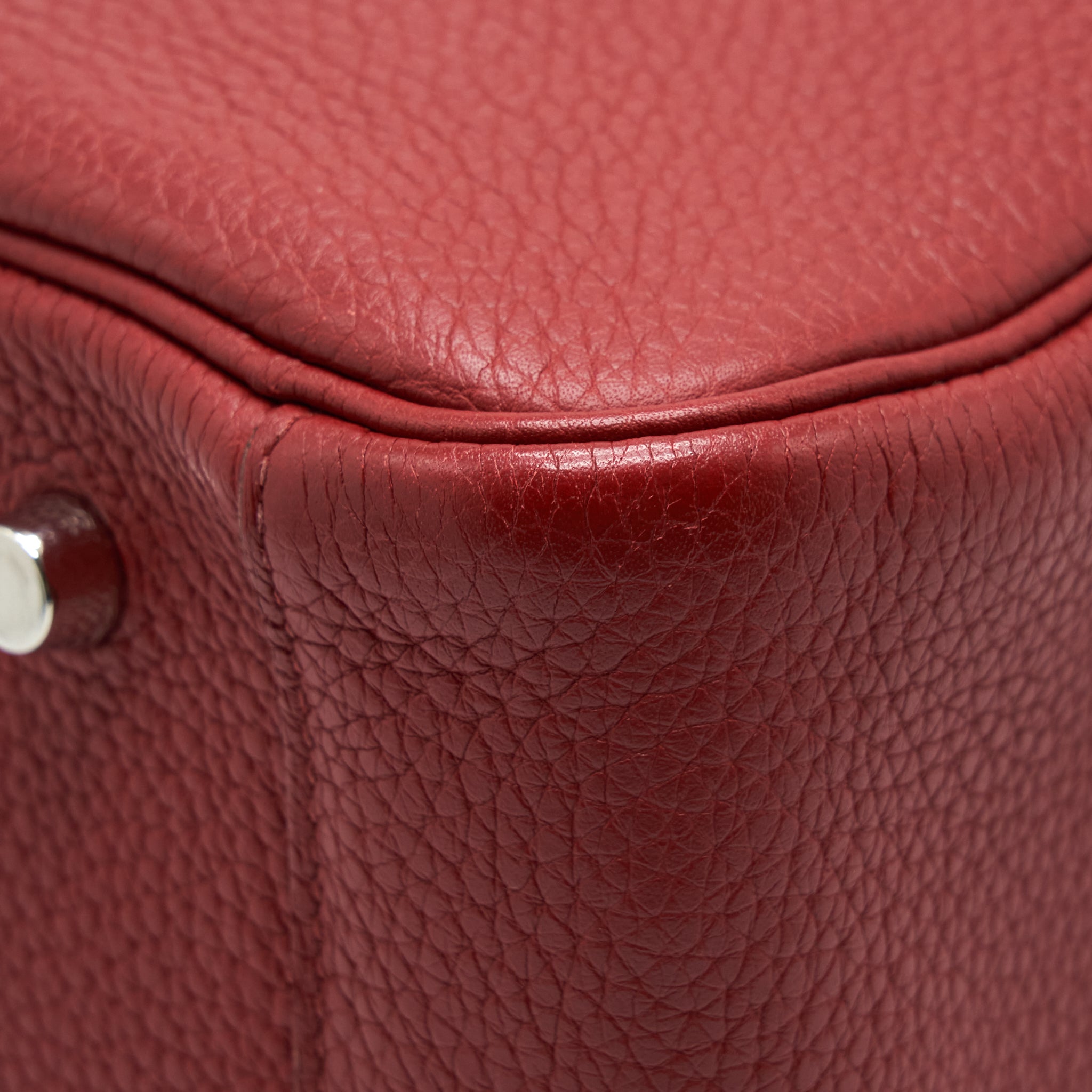 HERMES LINDY 34 CLEMENCE K1 ROUGE GRENAT SHW