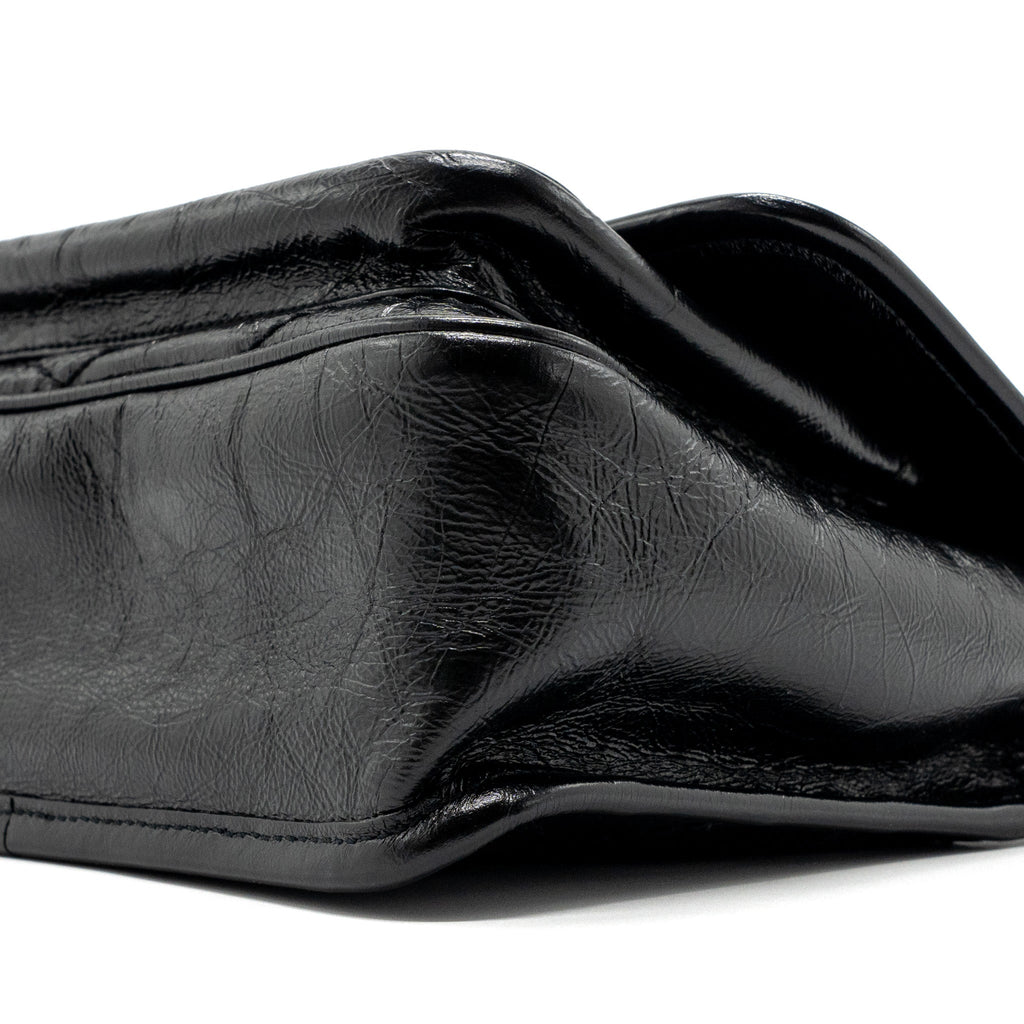 SAINT LAURENT NIKI BABY CALFSKIN BLACK RUTHENIUM HARDWARE