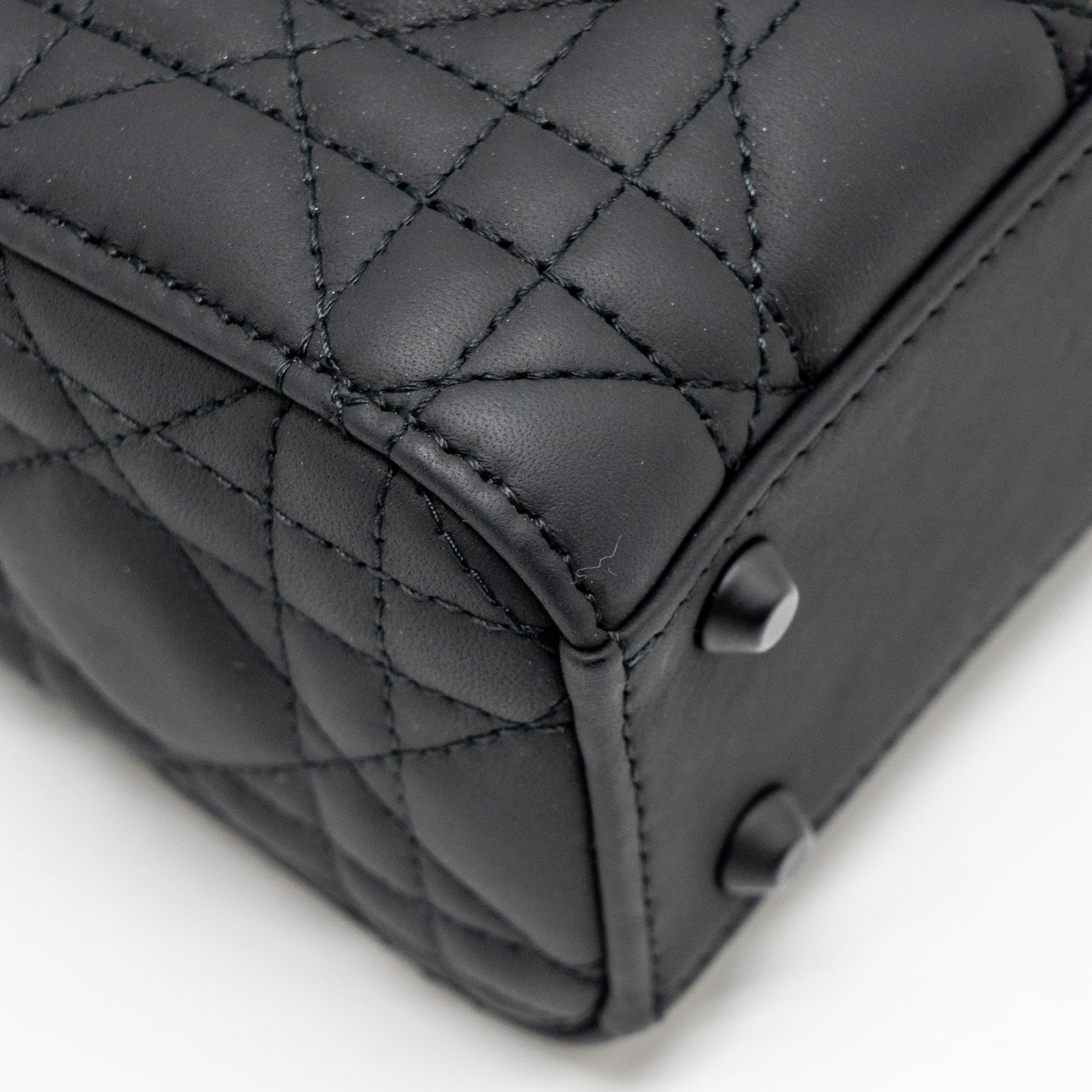 DIOR MINI LADY DIOR CALFSKIN SO BLACK