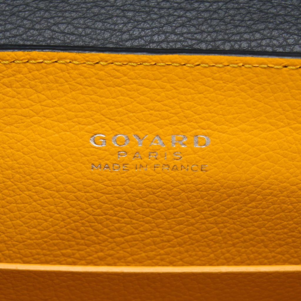 GOYARD MINI SAIGON SOUPLE BAG CANVAS/CALFSKIN BLACK SHW
