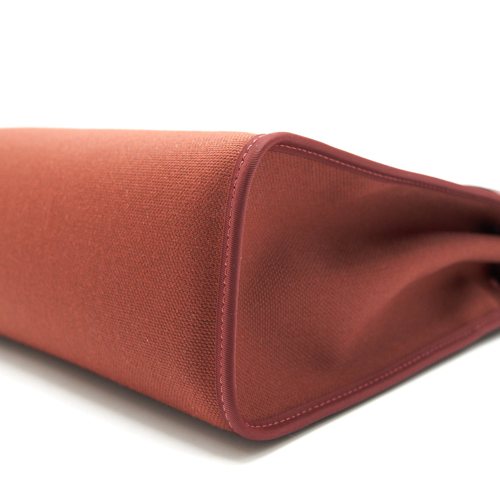 HERMES HERBAG ZIP 31 IN ROUGE H SHW