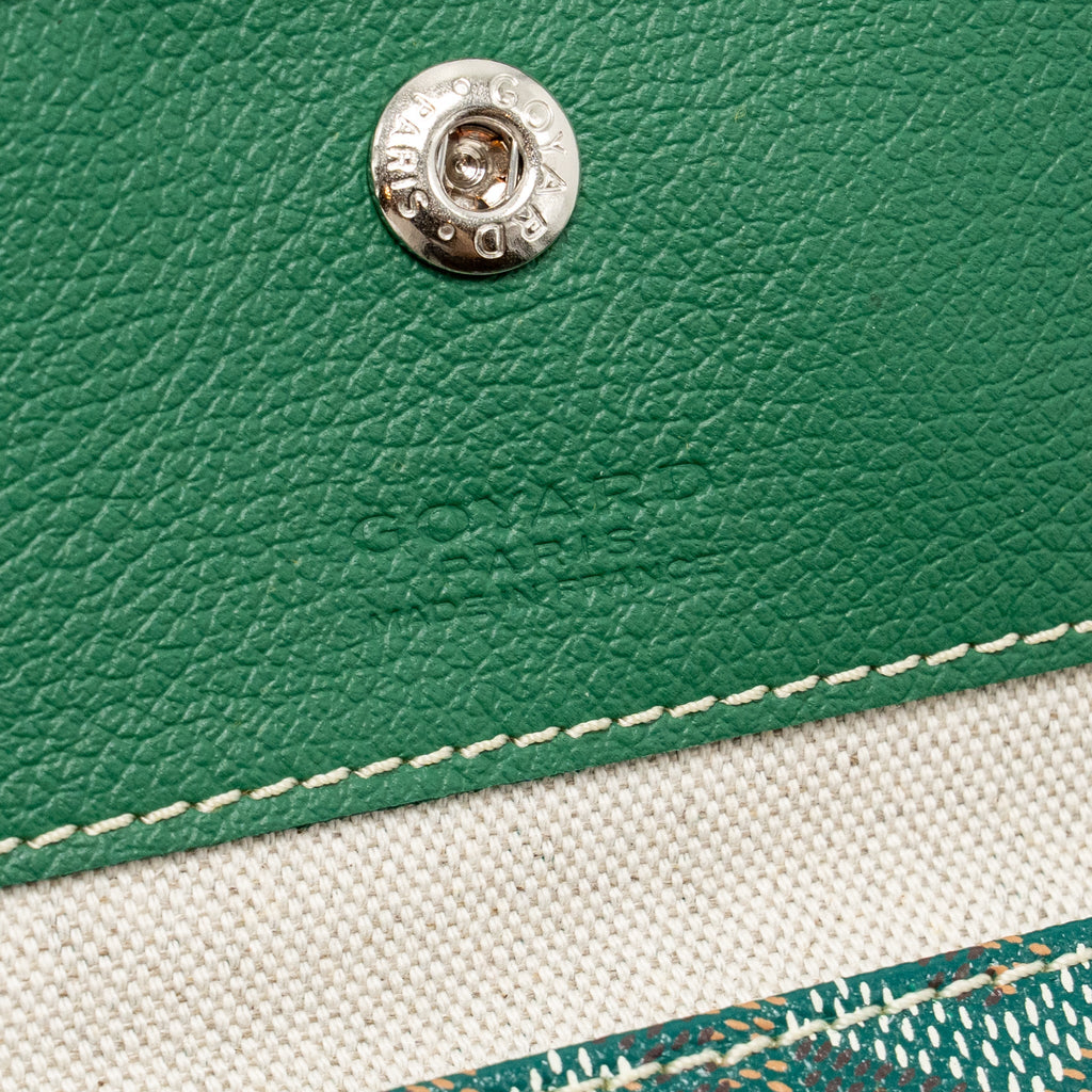 GOYARD BOHEME HOBO BAG GOYARDINE CANVAS GREEN SHW