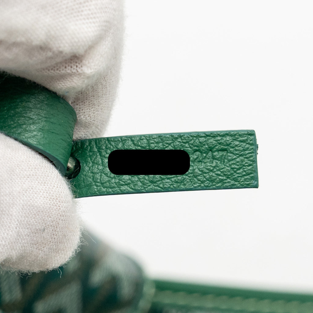 GOYARD BOHEME HOBO BAG GOYARDINE CANVAS GREEN SHW
