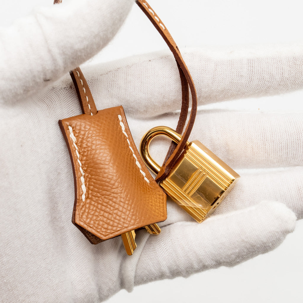HERMES KELLY 25 EPSOM GOLD GHW