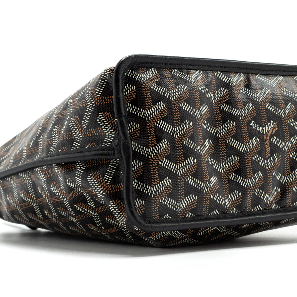 GOYARD ANJOU MINI BAG CAVAS/CALFSKIN BLACK SHW