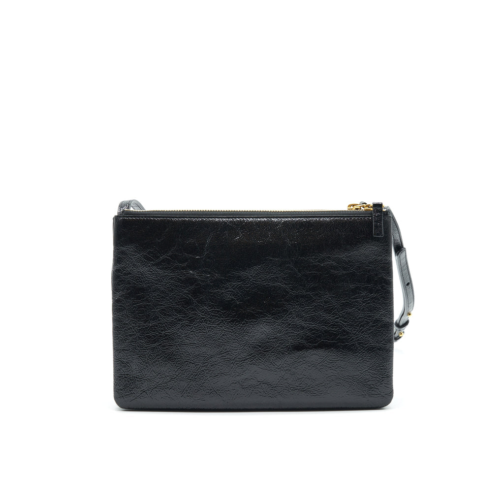 CELINE LARGE TRIO BAG BLACK GHW