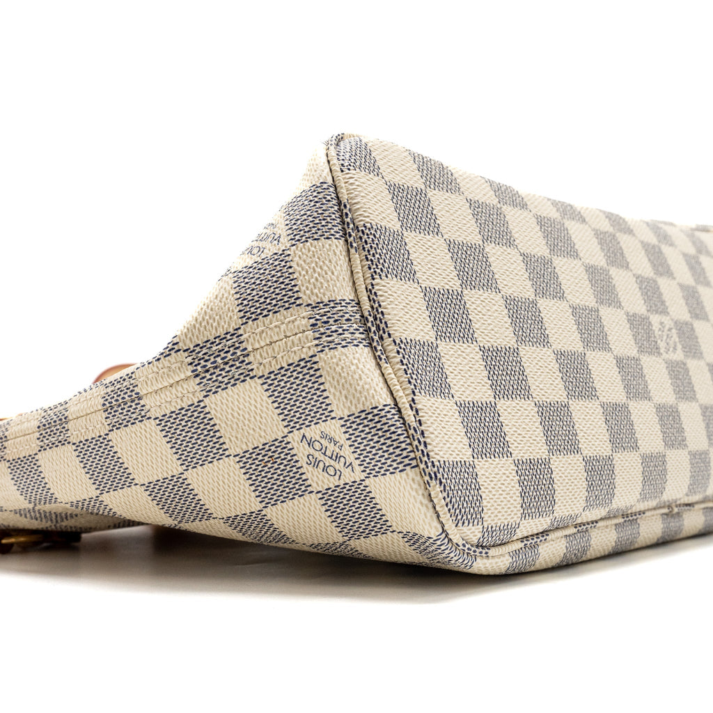 LOUIS VUITTON NEVERFULL PM DAMIER AZUR GHW