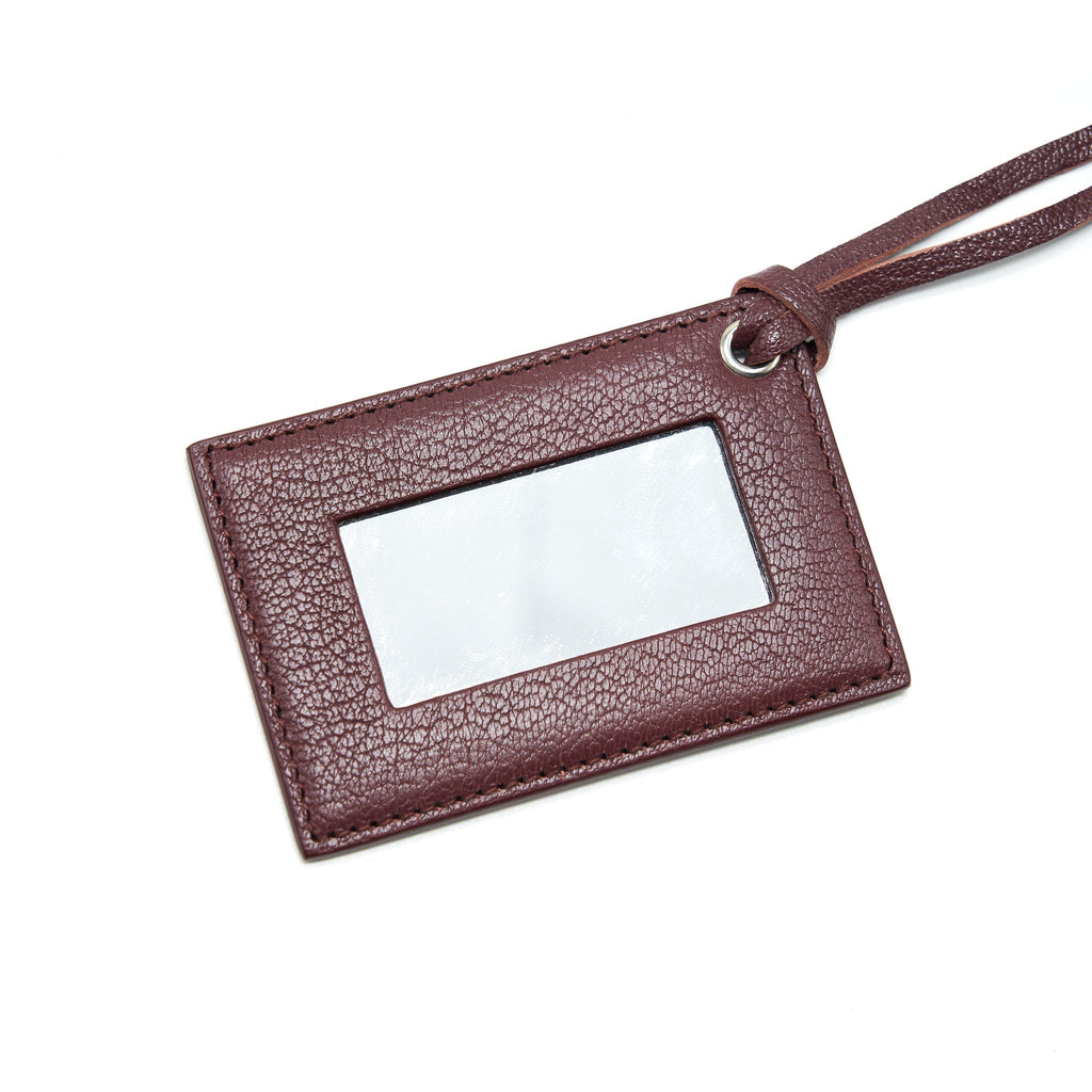 BALENCIAGA SMALL CITY EDGE BURGUNDY SHW