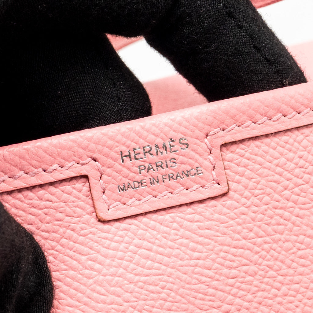HERMES JIGE 29 CLUTCH EPSOM ROSE CONFETTI