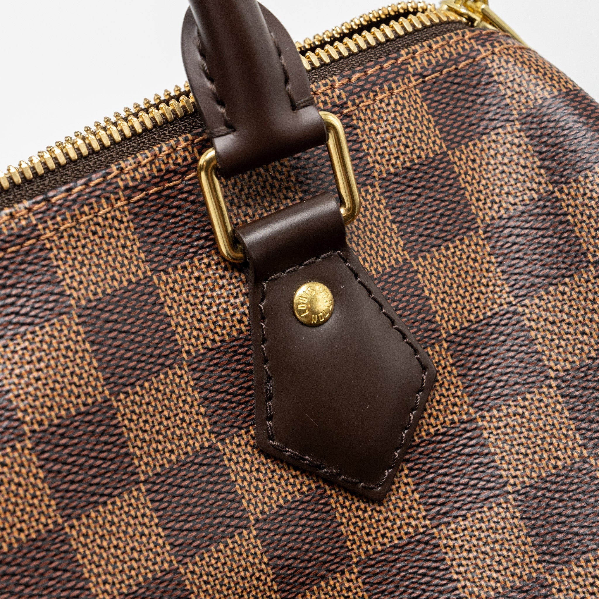 LOUIS VUITTON SPEEDY BANDOULIERE 25 DAMIER EBENE GHW