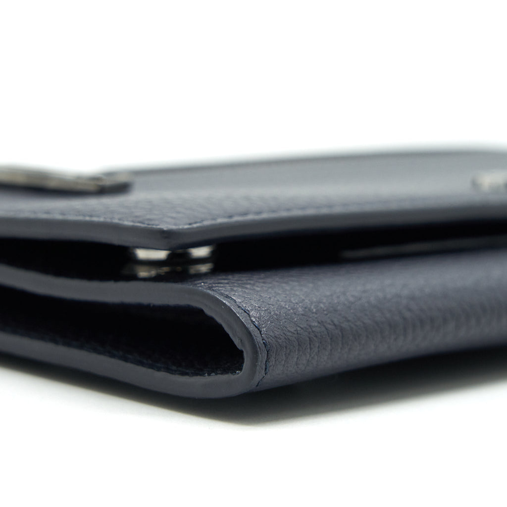 DIOR PLAYFULL STRAP WALLET NAVY