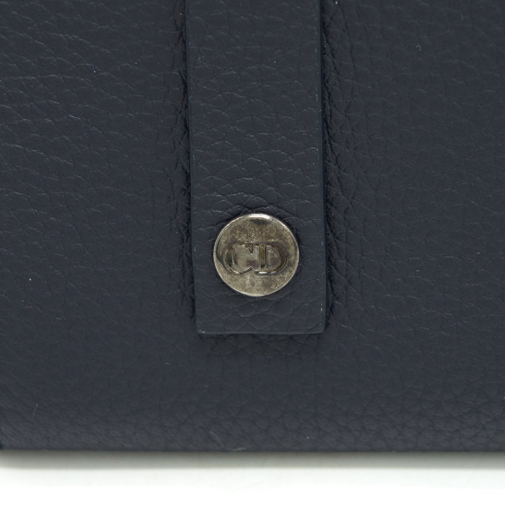 DIOR PLAYFULL STRAP WALLET NAVY