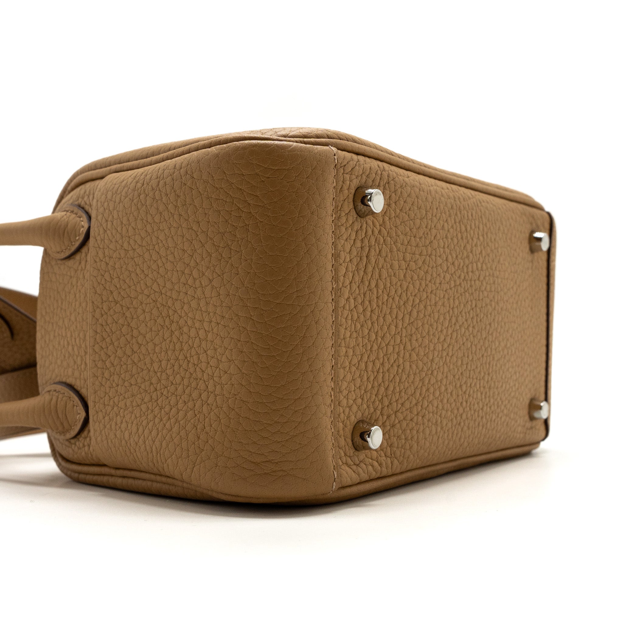 HERMES MINI LINDY CLEMENCE 4B BISCUIT SHW