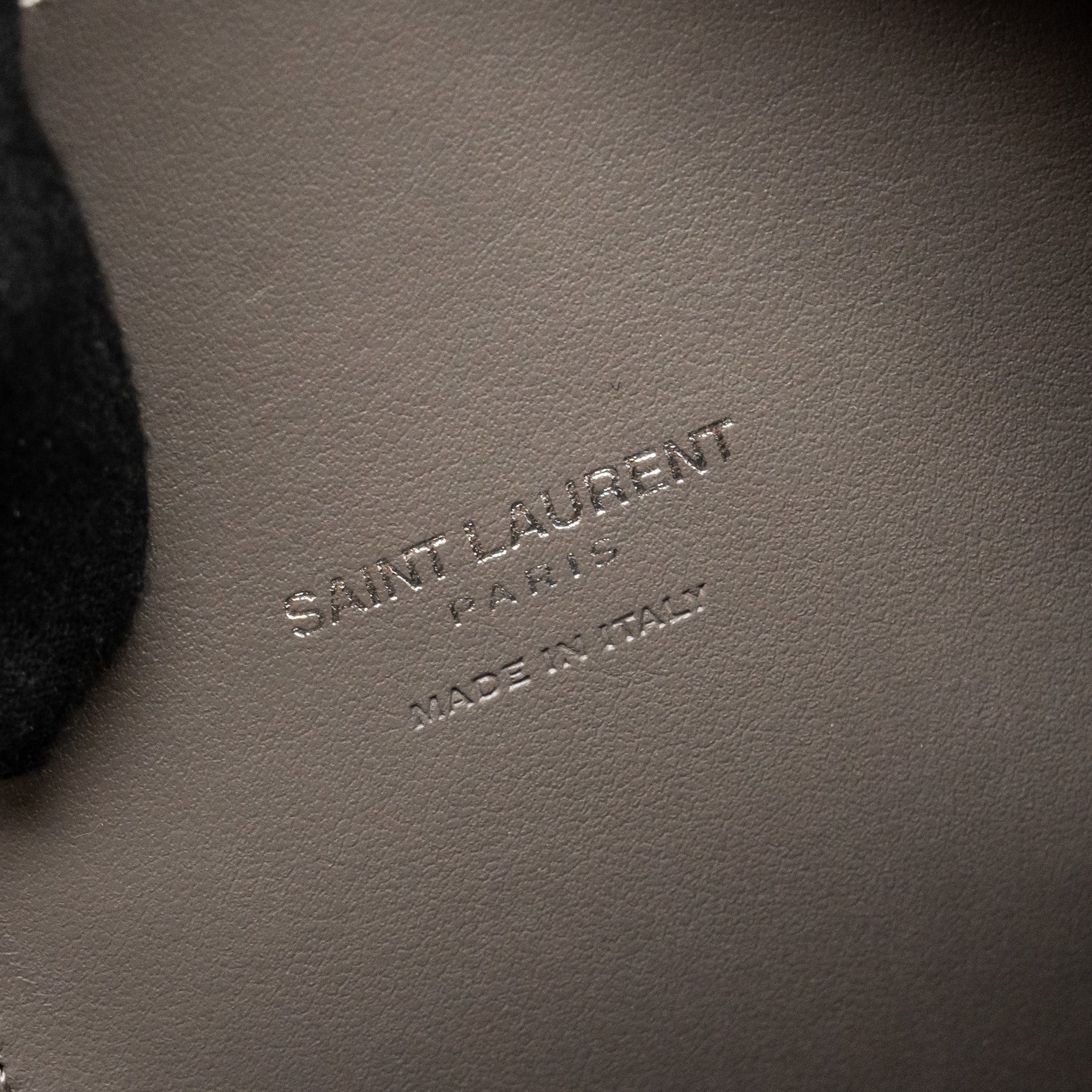 SAINT LAURENT/YSL BABY SAC DE JOUR BAG GRAINED CALFSKIN GREY SHW