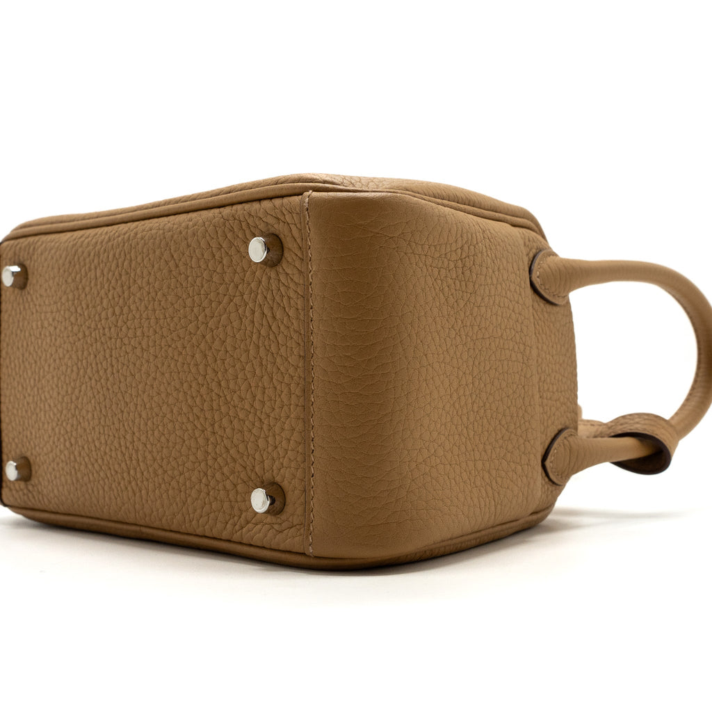 HERMES MINI LINDY CLEMENCE 4B BISCUIT SHW