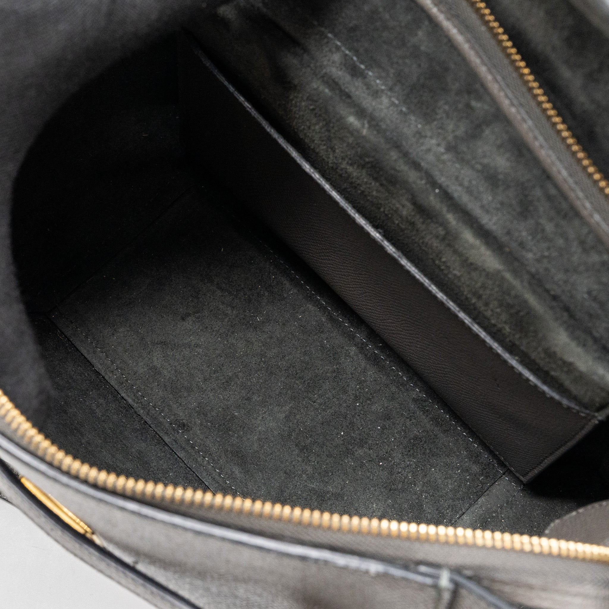 CELINE MICRO BELT BAG GRAINED CALFSKIN GREY GHW