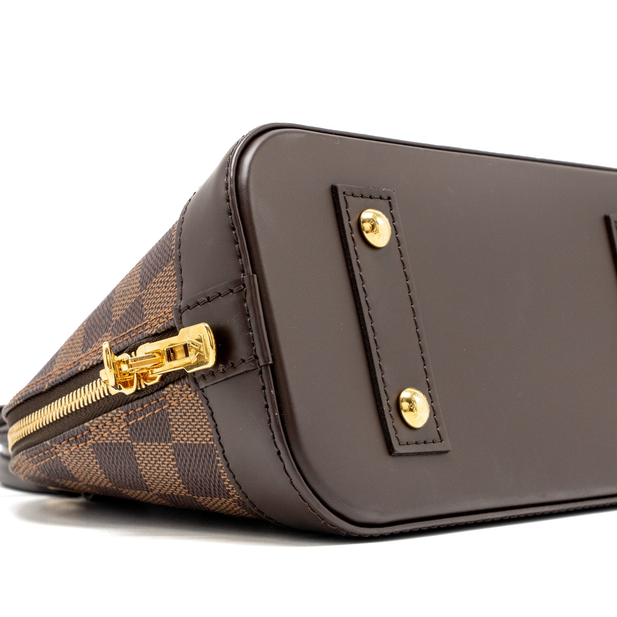 LOUIS VUITTON ALMA BB DAMIER EBENE CANVAS GHW