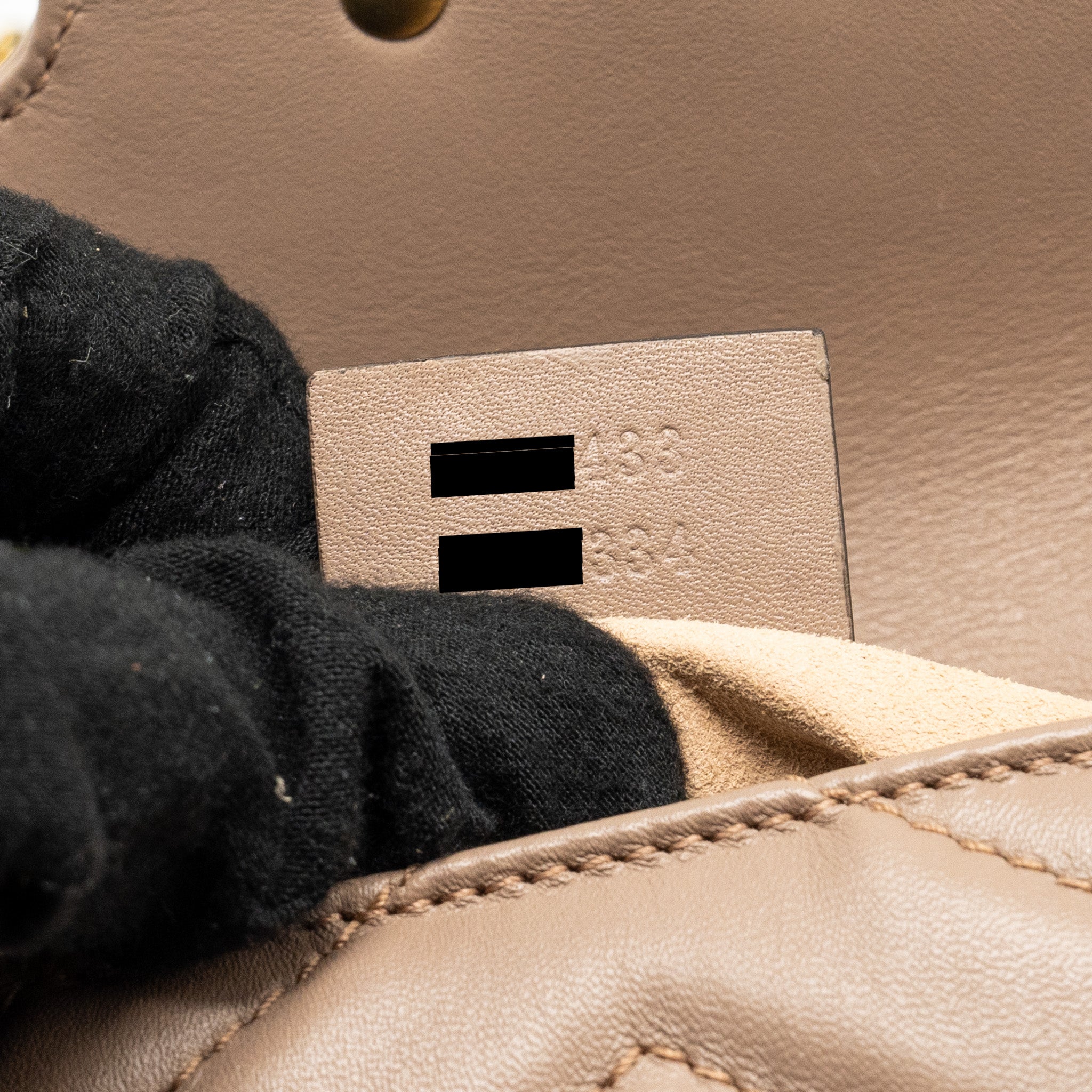 GUCCI SUPER MINI GG MARMONT BAG CALFSKIN BEIGE GHW