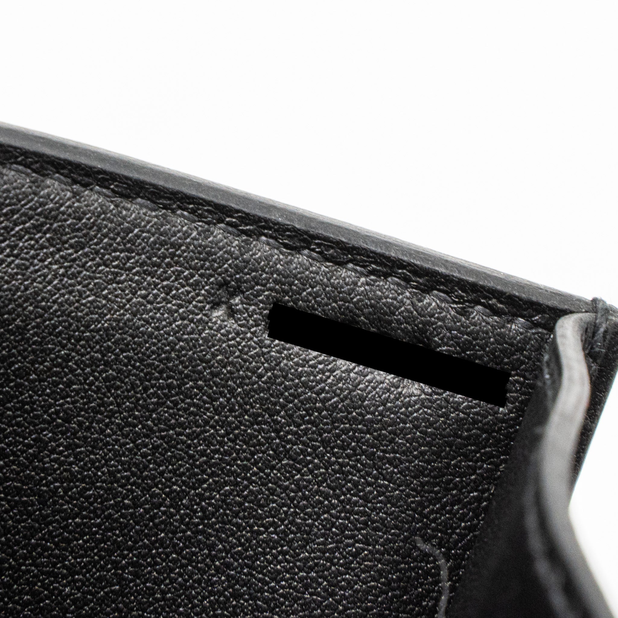 HERMES POCHETTE MEDOR 23 SWIFT BLACK SHW
