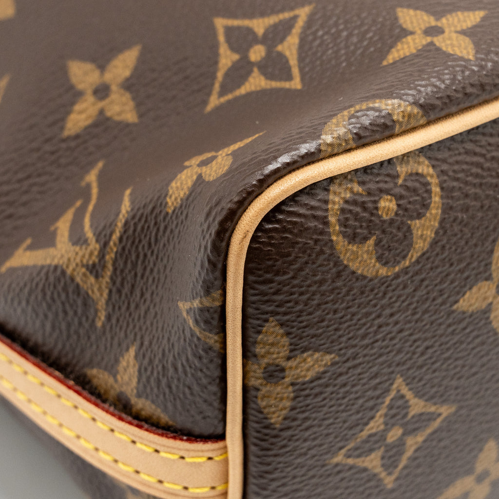 LOUIS VUITTON NANO NOE MONOGRAM CANVAS GHW