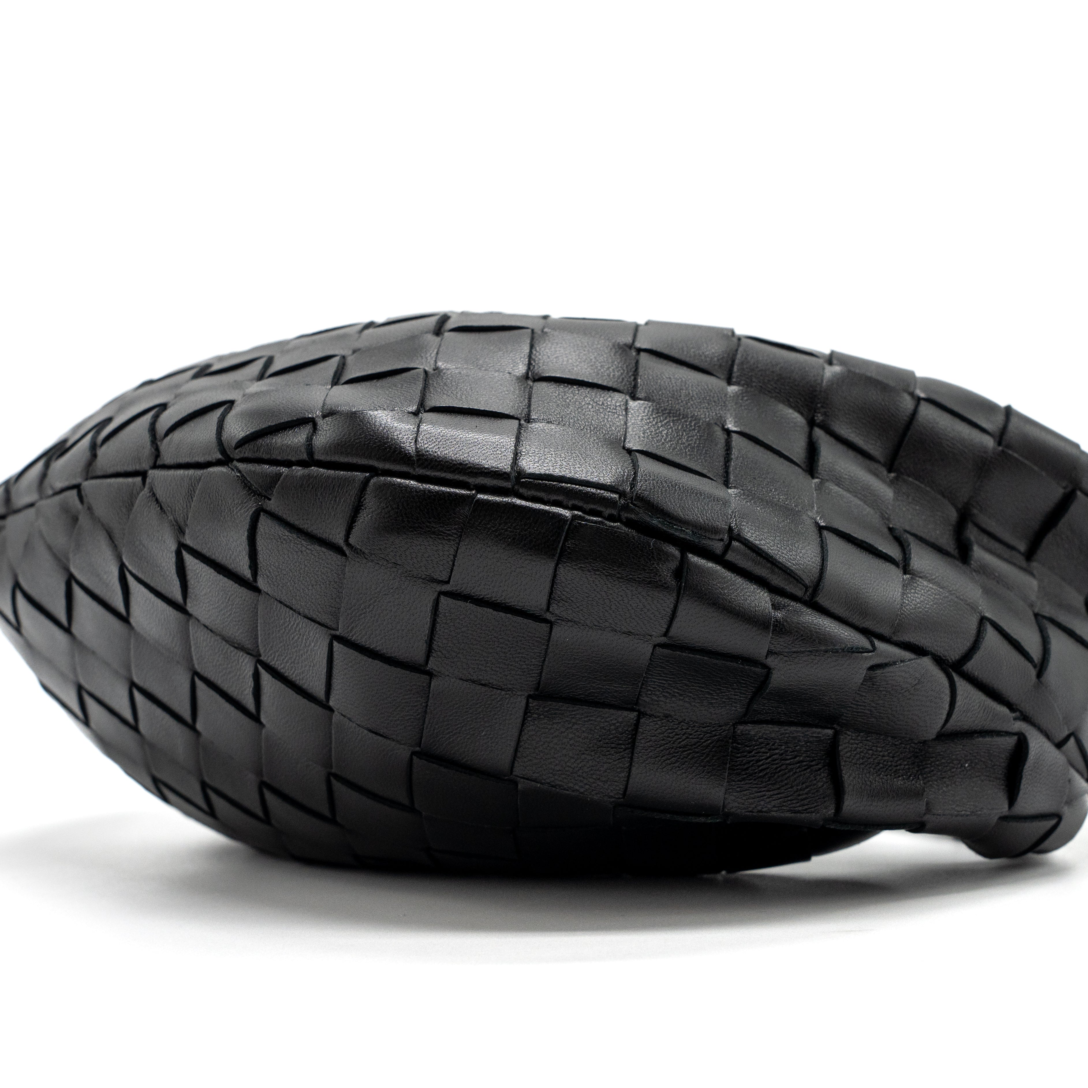 BOTTEGA VENETA MINI JODIE LAMBSKIN BLACK SHW