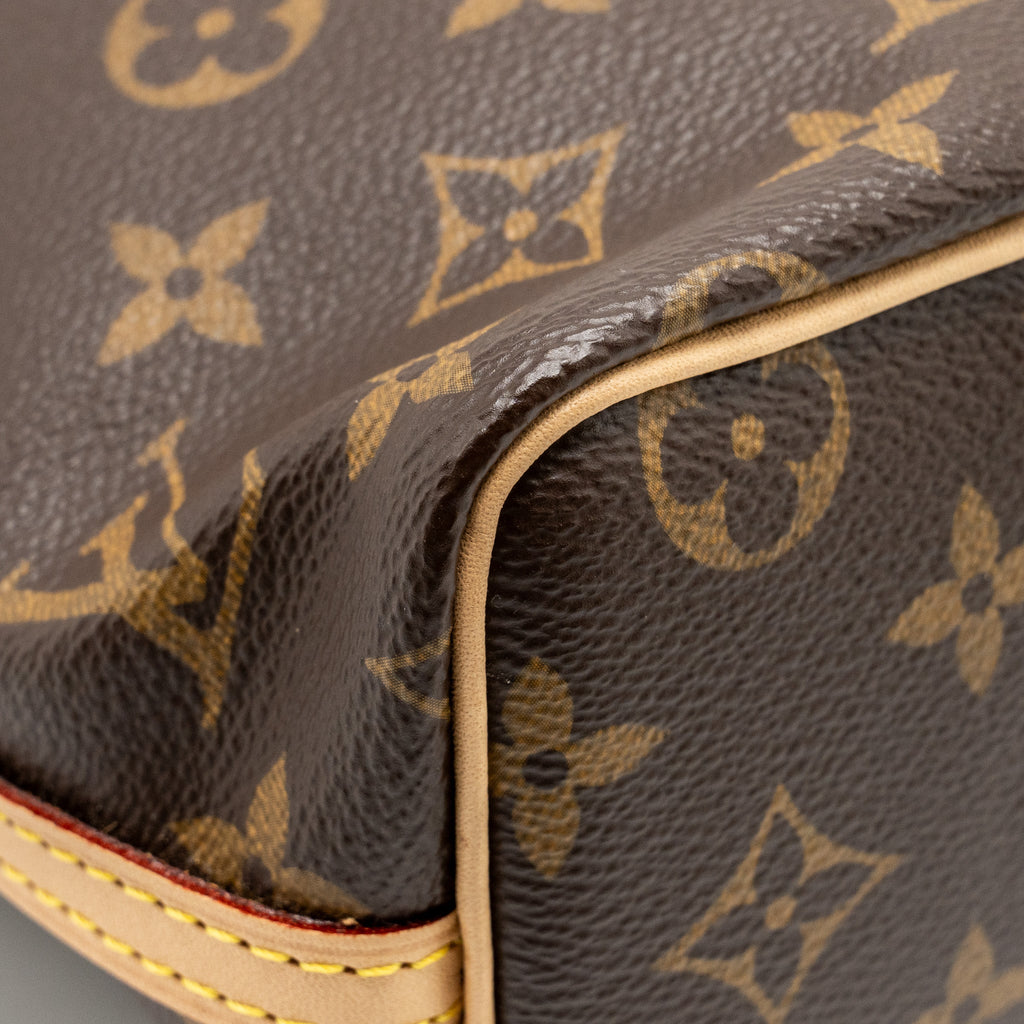 LOUIS VUITTON NANO NOE MONOGRAM CANVAS GHW