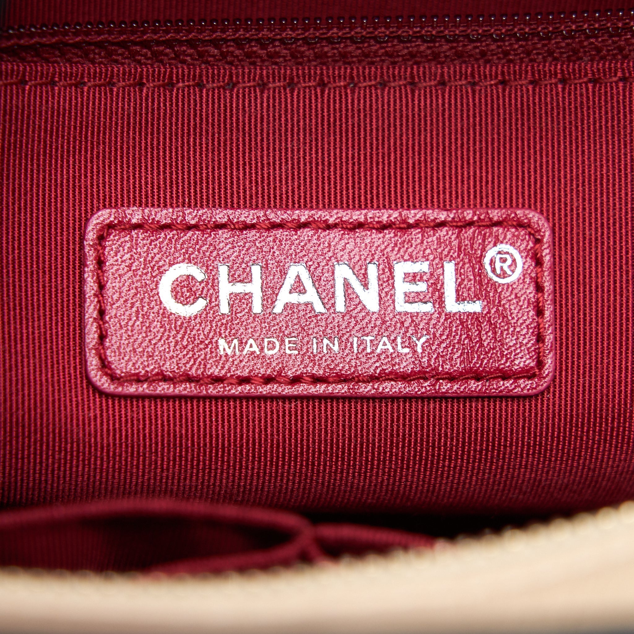 CHANEL GABRIELLE HOBO BAG BEIGE / BLACK