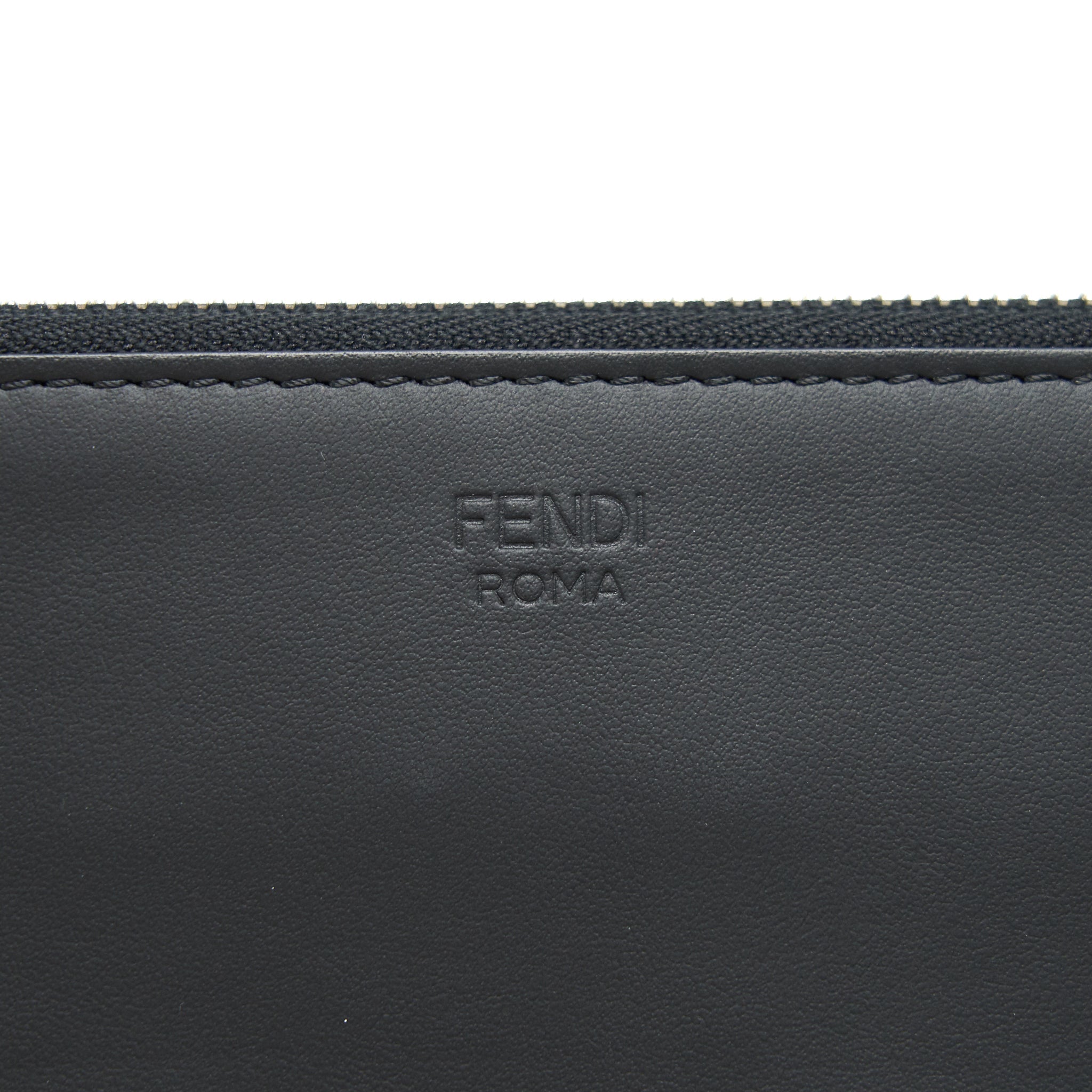 FENDI MONSTER CLUTCH SO BLACK