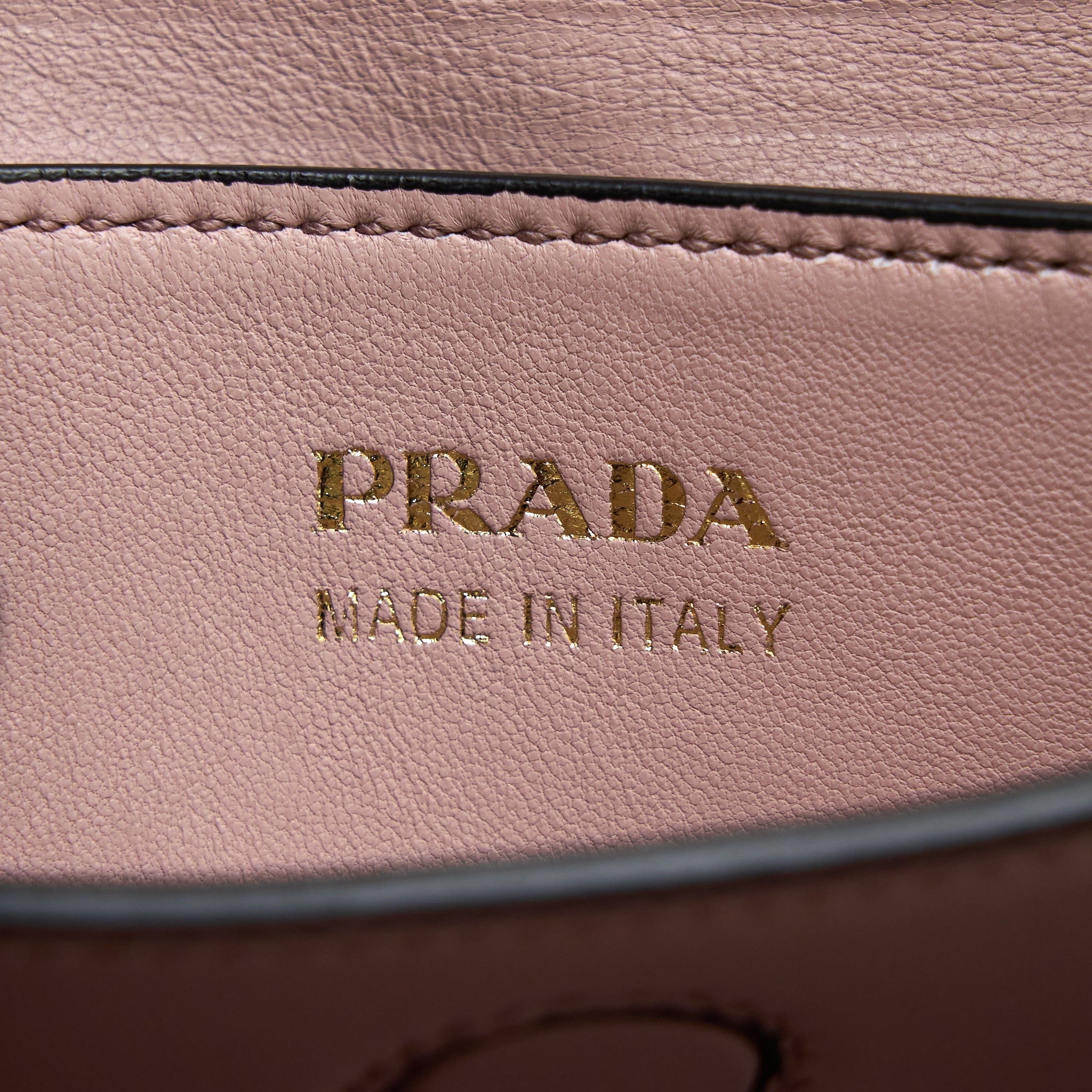 PRADA SAFFIANO DOUBLE BAG CALFSKIN BLACK GHW