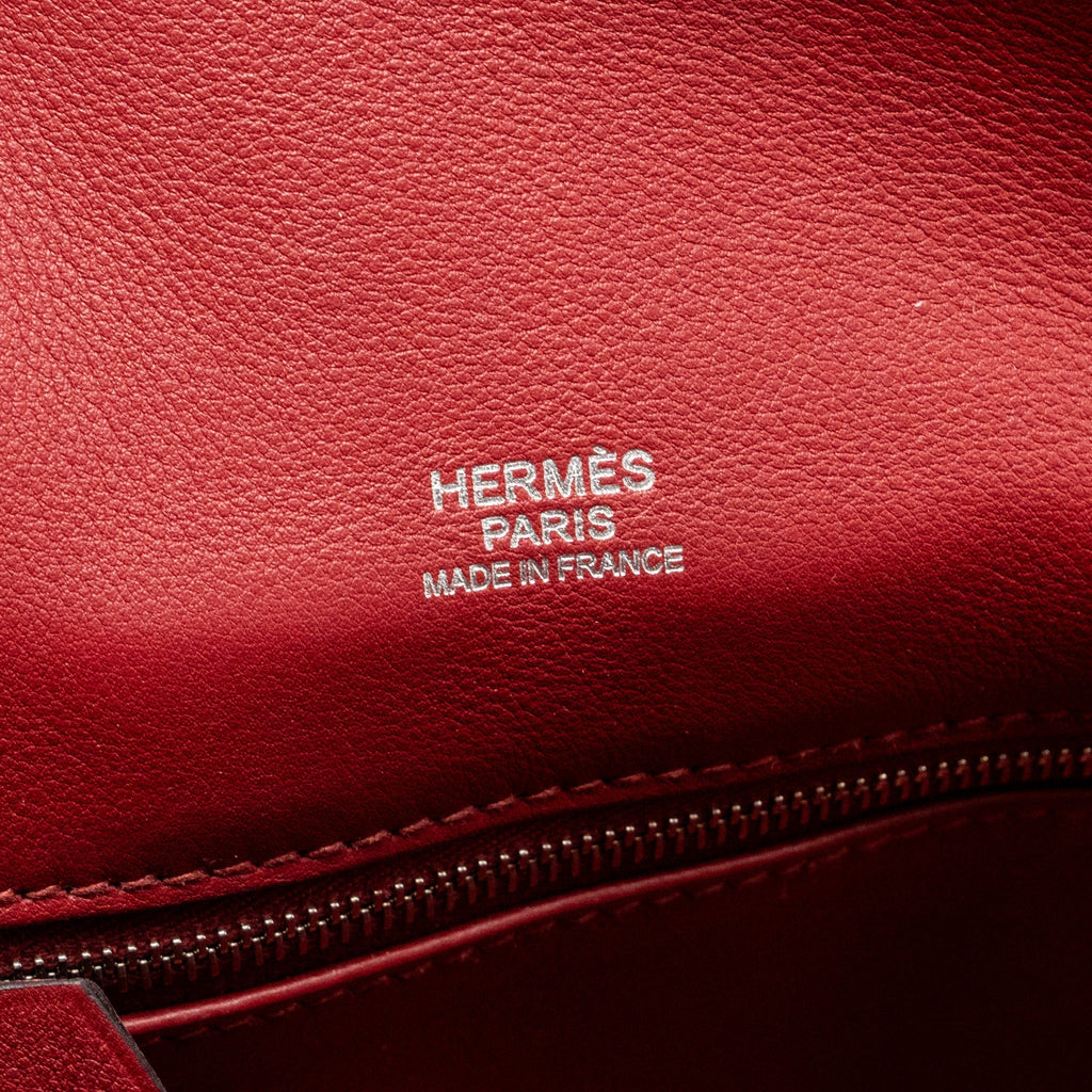 HERMES BERLINE MINI SWIFT K1 ROUGE GRENAT SHW