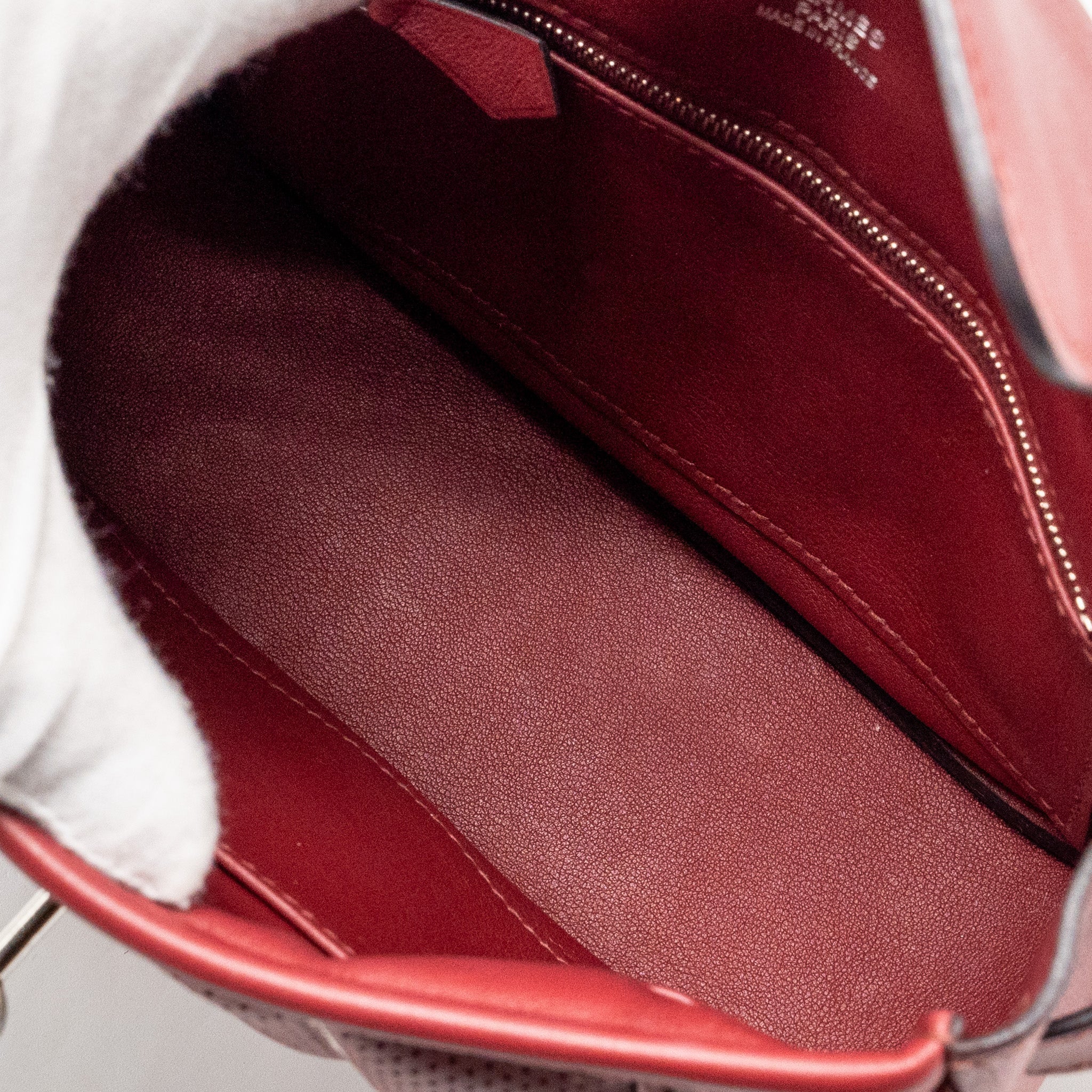 HERMES BERLINE MINI SWIFT K1 ROUGE GRENAT SHW