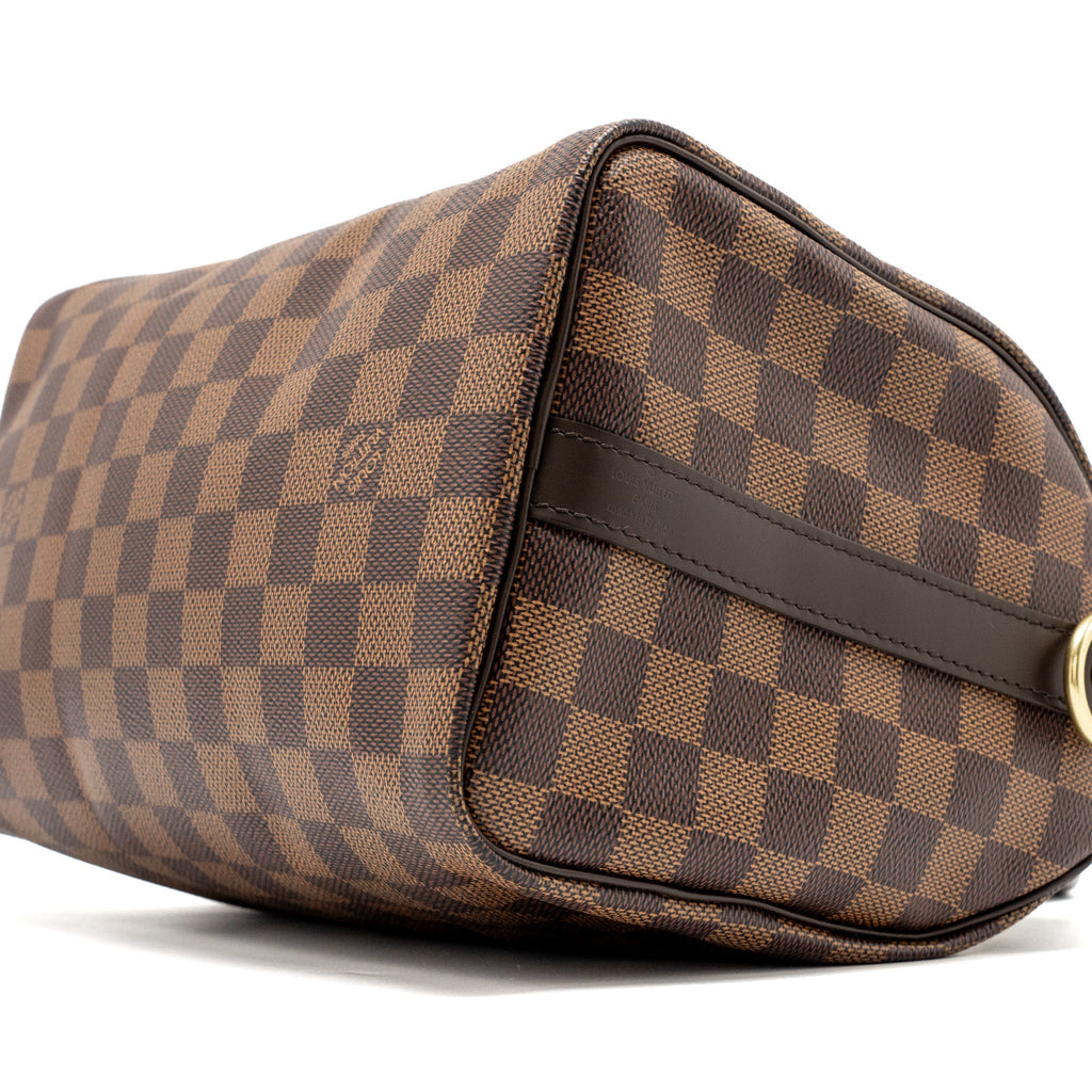 LOUIS VUITTON SPEEDY BANDOULIERE 25 DAMIER EBENE GHW