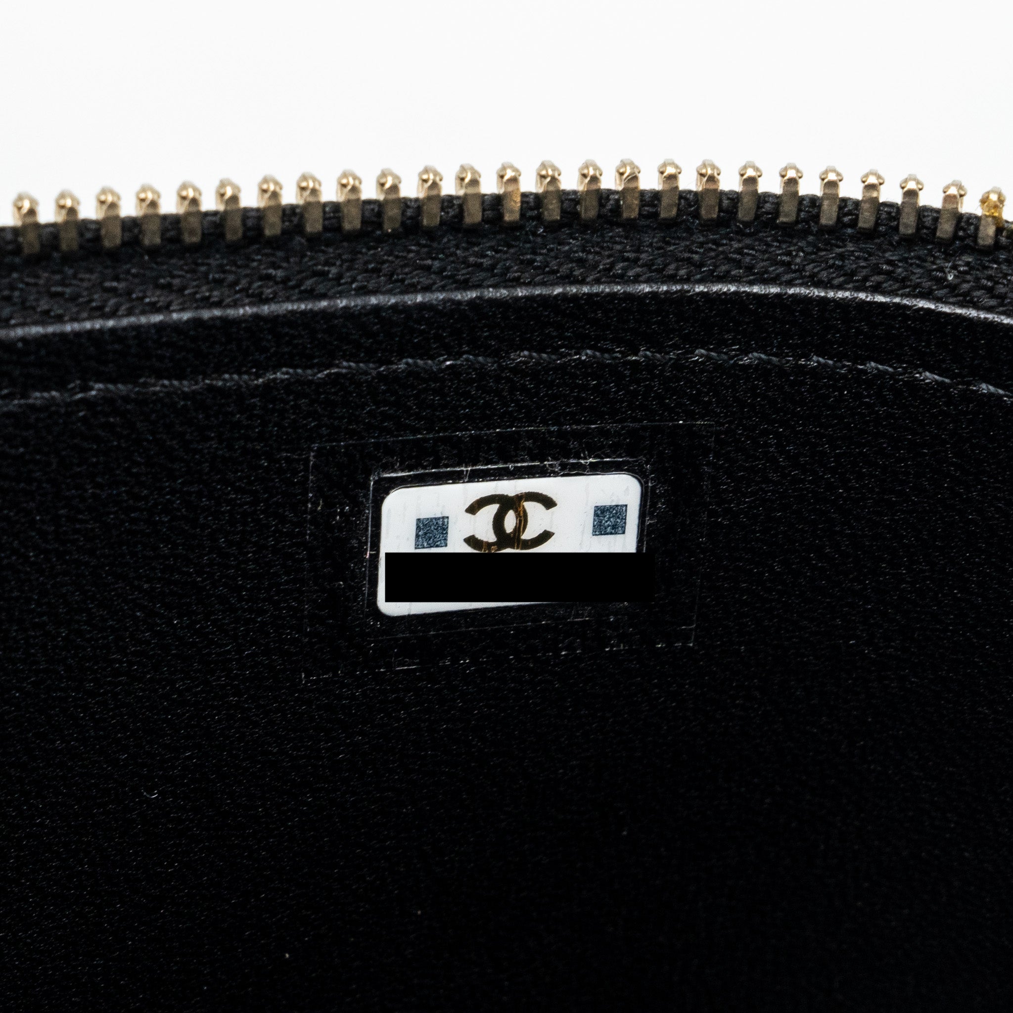 CHANEL TOP HANDLE LONG VANITY WITH CHAIN LAMBSKIN BLACK GHW(MICROCHIP)