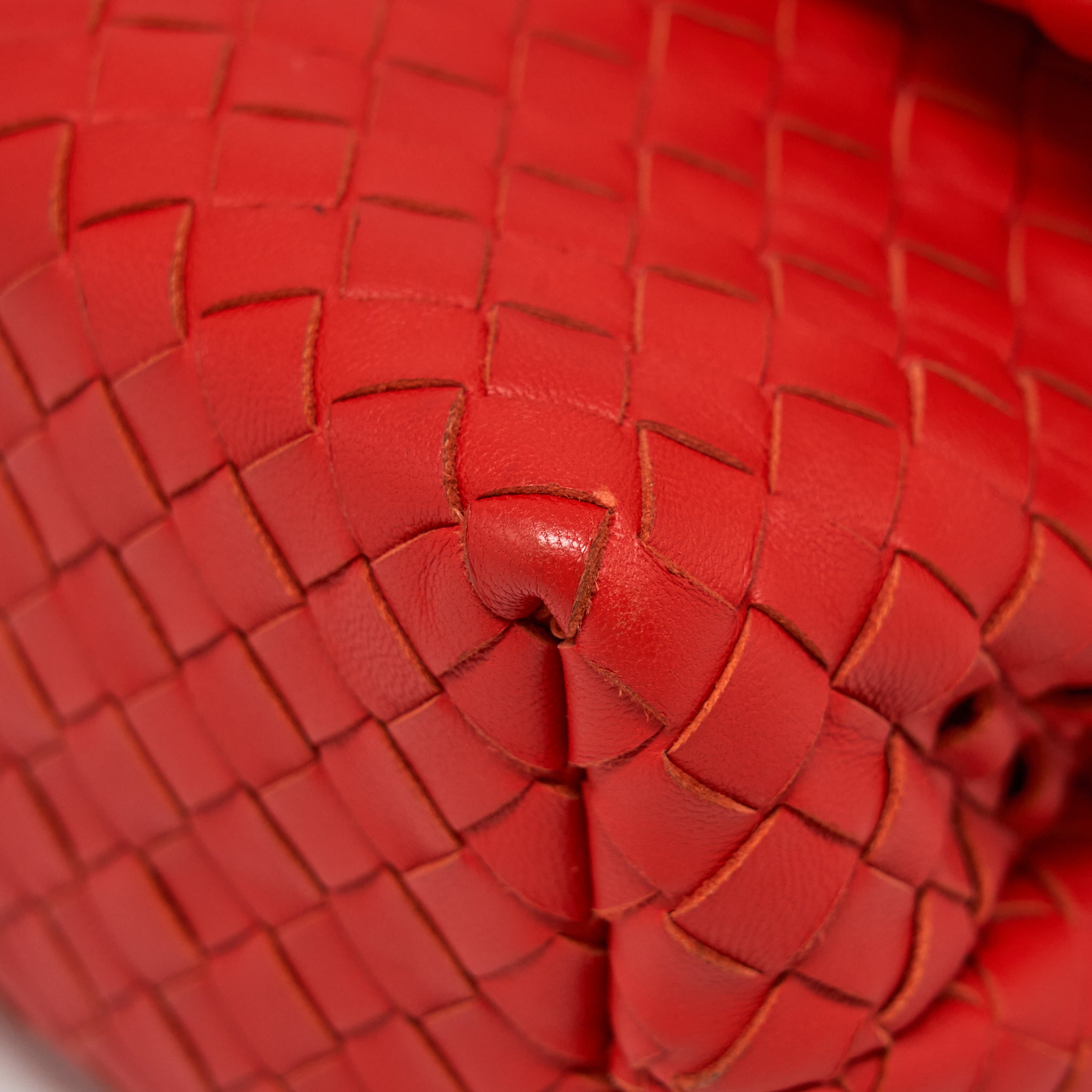 BOTTEGA VENETA OLYMPIA BAG RED