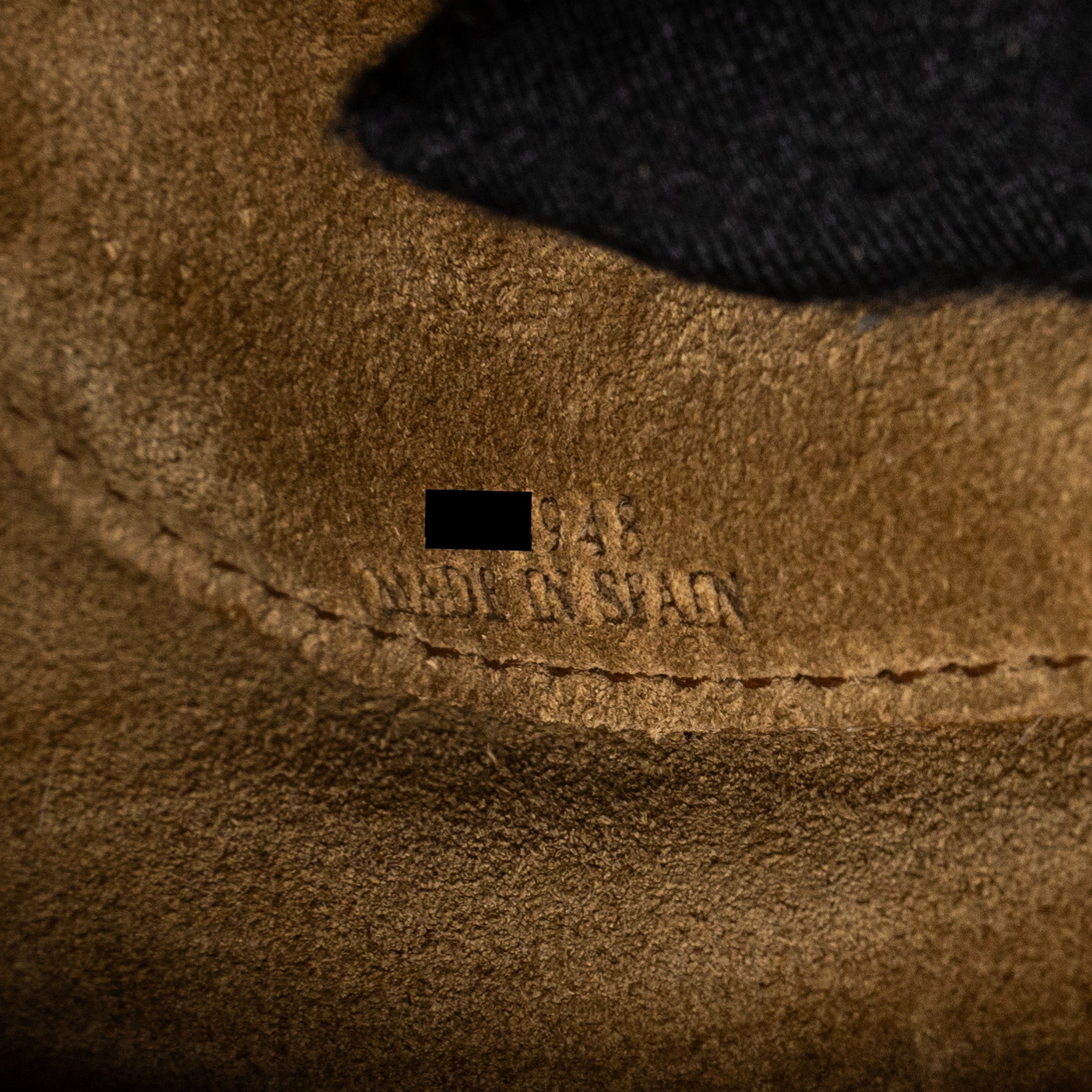 LOEWE MINI GATE GRAINED CALFSKIN BROWN GHW